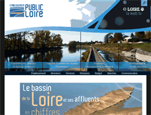 Tablet Screenshot of eptb-loire.fr